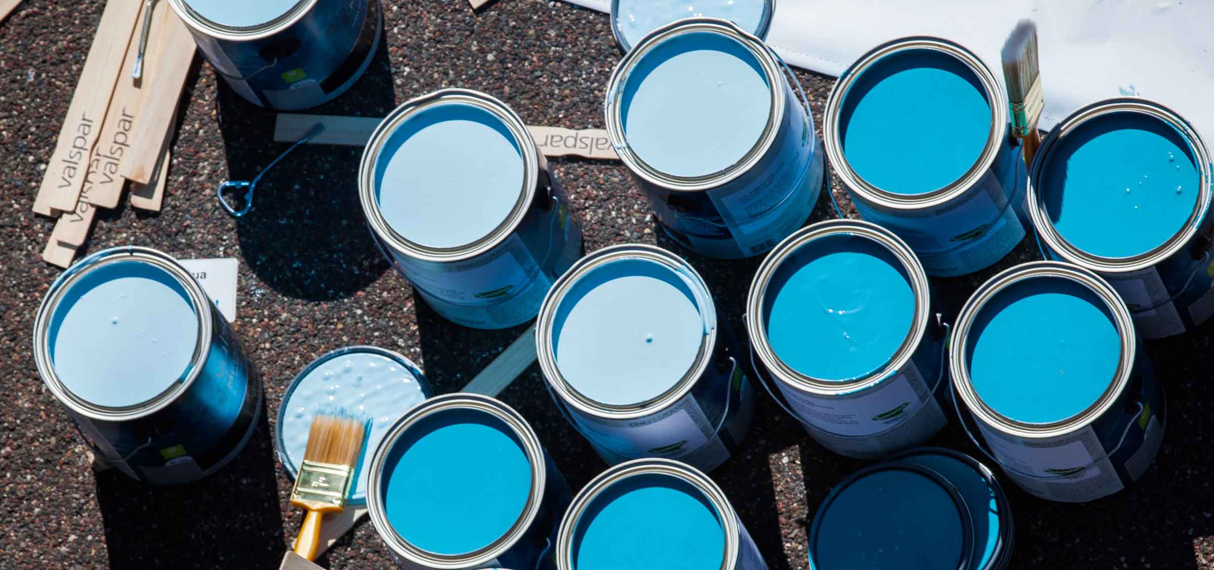Image of paint cans