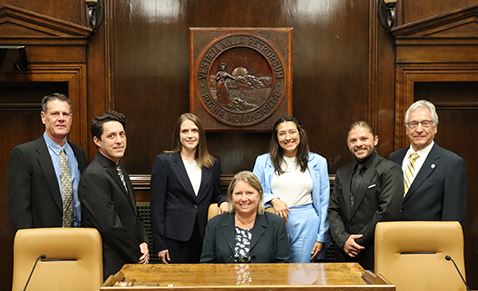 A picture of Morgantown City Council for 2021-2023.