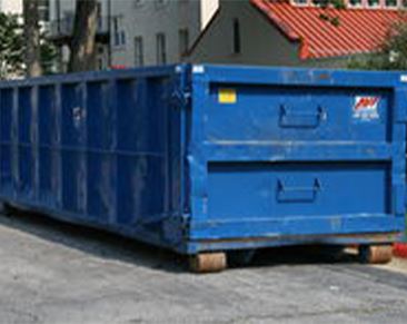 Dumpster provided by Republic Services.