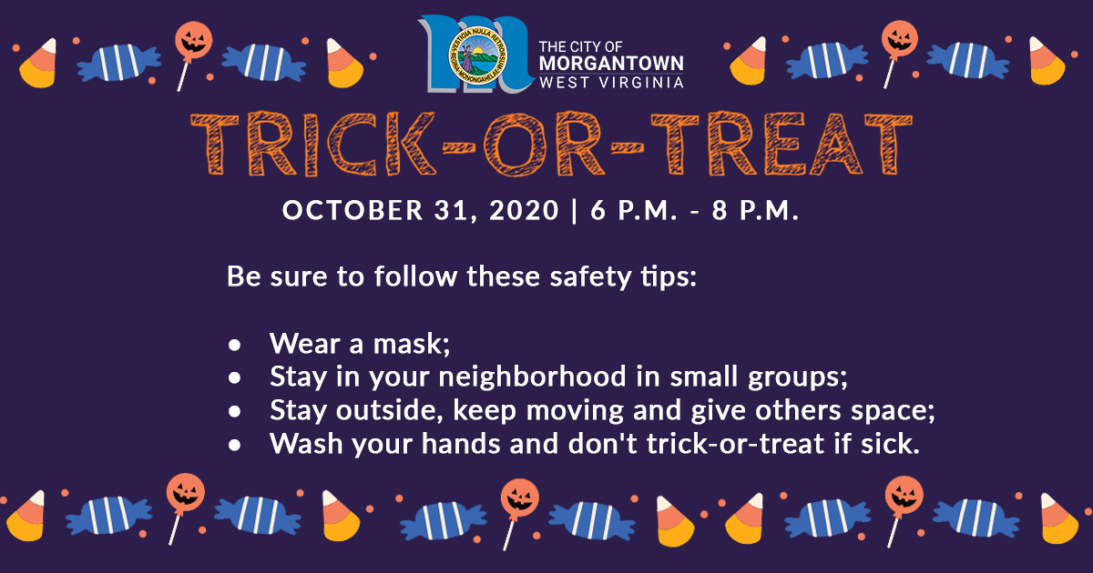 Trick-or-Treat Safety Tips Graphic