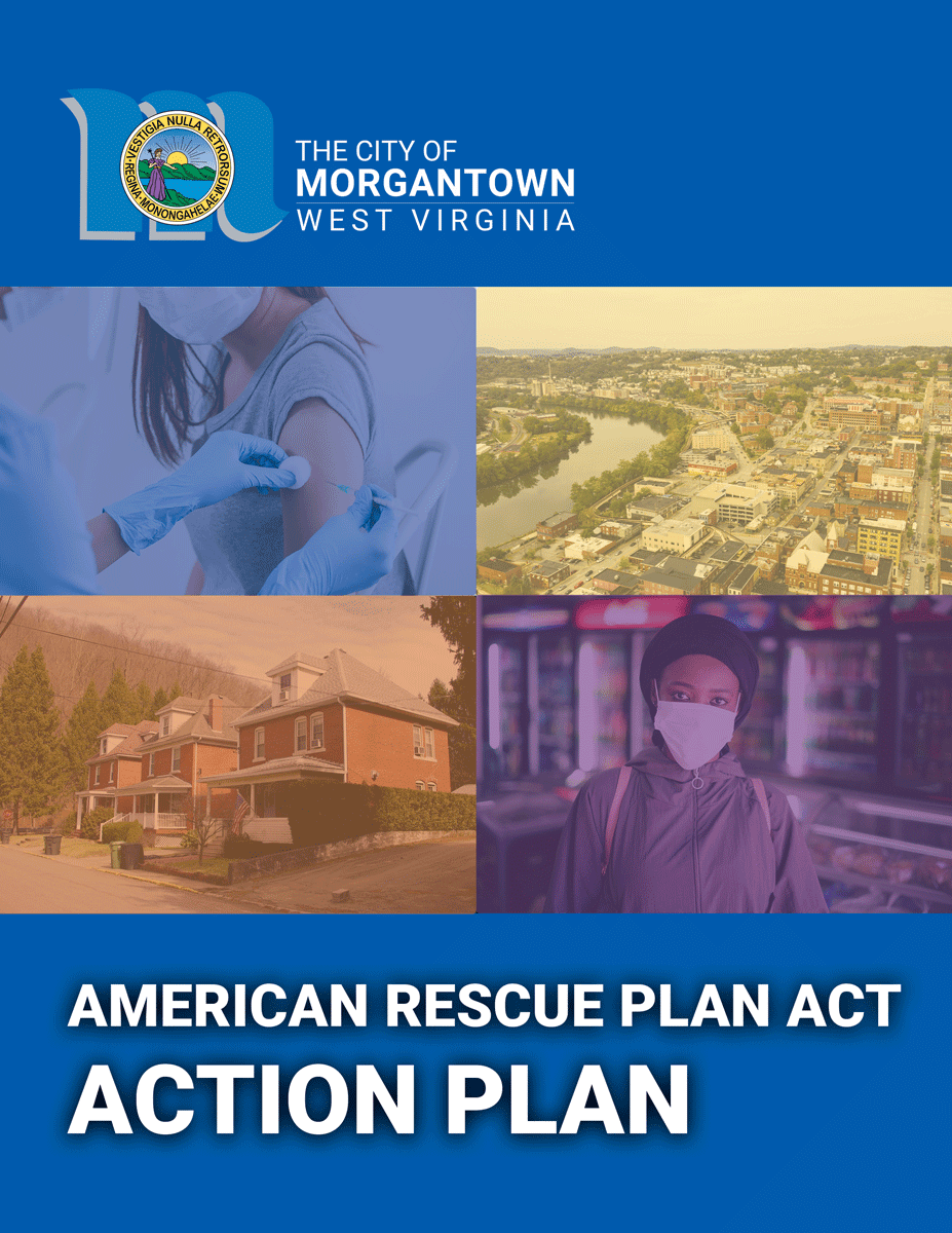 A picture of the City of Morgantown ARPA Action Plan cover. Opens in new window